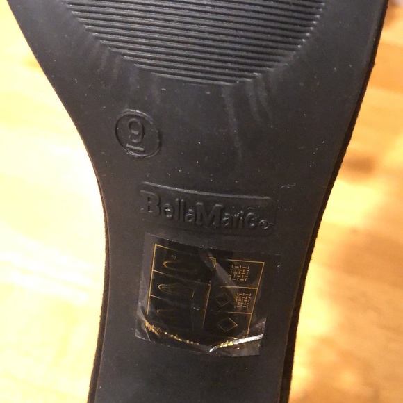 Bella Marie Faux Suede Peep Toe Heel - Picture 10 of 12